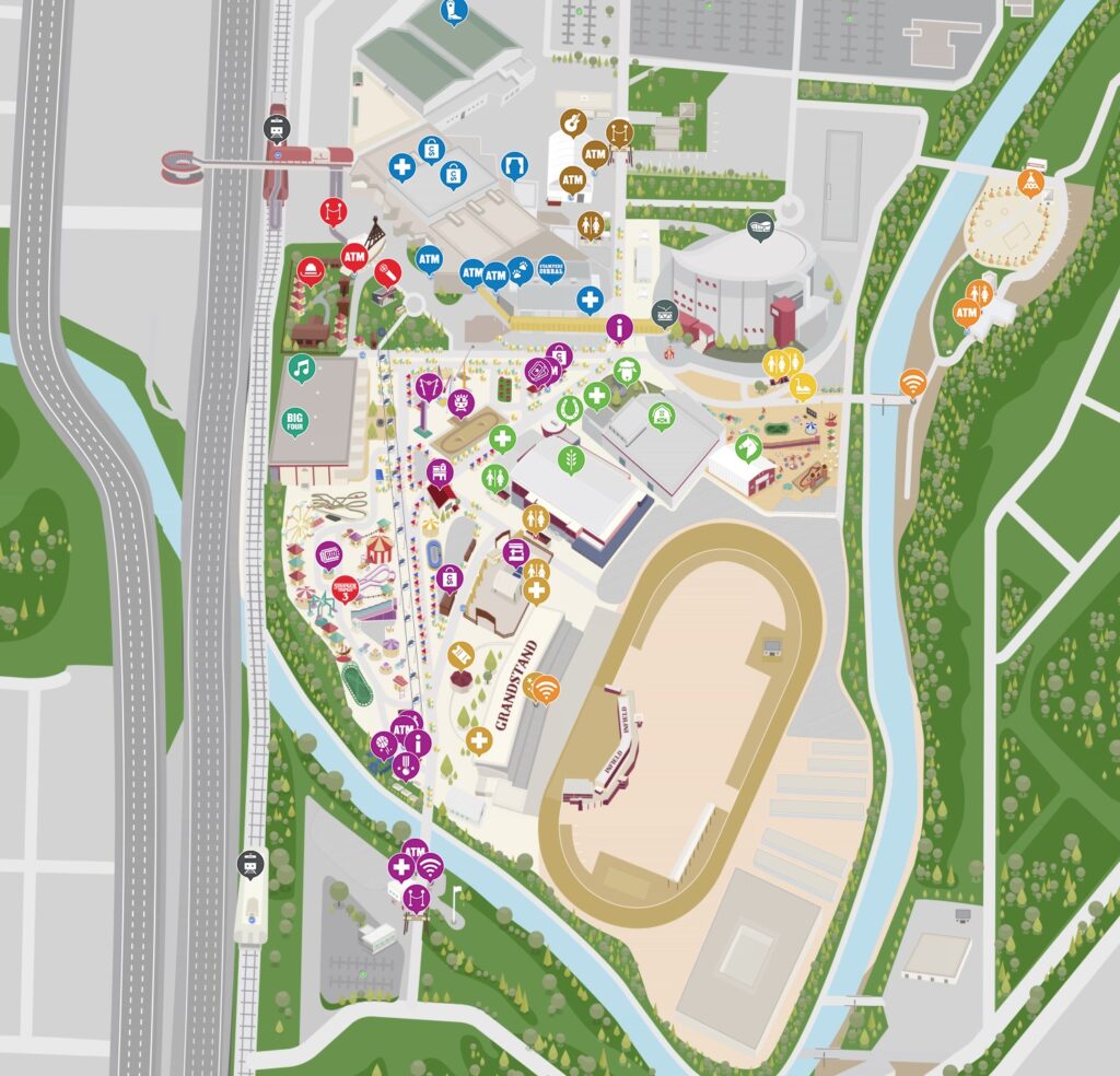Calgary Stampede 2025 Grounds Map Ede Madelina